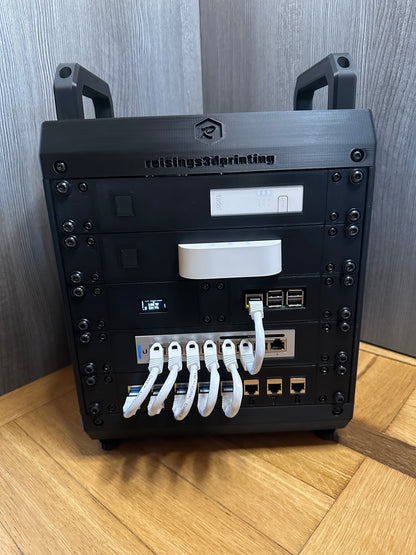10 Zoll, 19 Zoll Rackmontage Panel 1 HE Unifi Ubiquiti US-8 & US-8-60W Switch