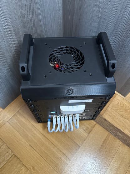 10 Zoll Serverschrank 5HE – Modularer Netzwerkschrank für Smart Home; Netzwerktechnik | Made in Germany