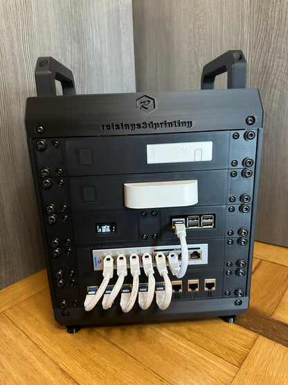 10 Zoll Serverschrank 5HE – Modularer Netzwerkschrank für Smart Home; Netzwerktechnik | Made in Germany