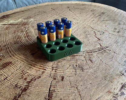 AA & AAA Batteriehalter Universal Batterie Organizer