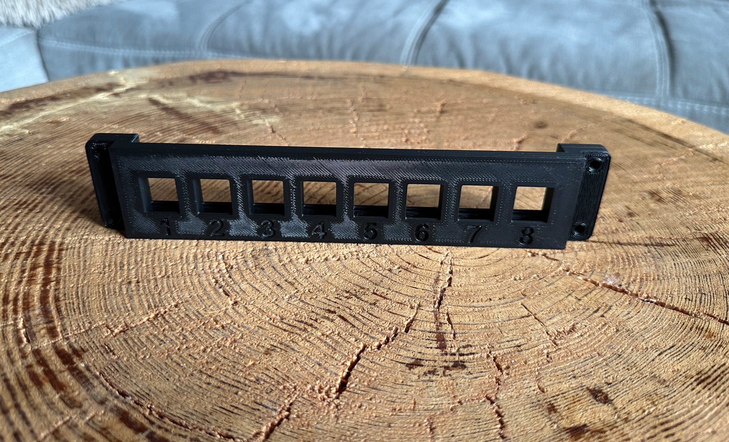 10 Zoll, 19 Zoll Rackmontage Panel 1 HE 8 Port RJ45 Durchgangskupplung
