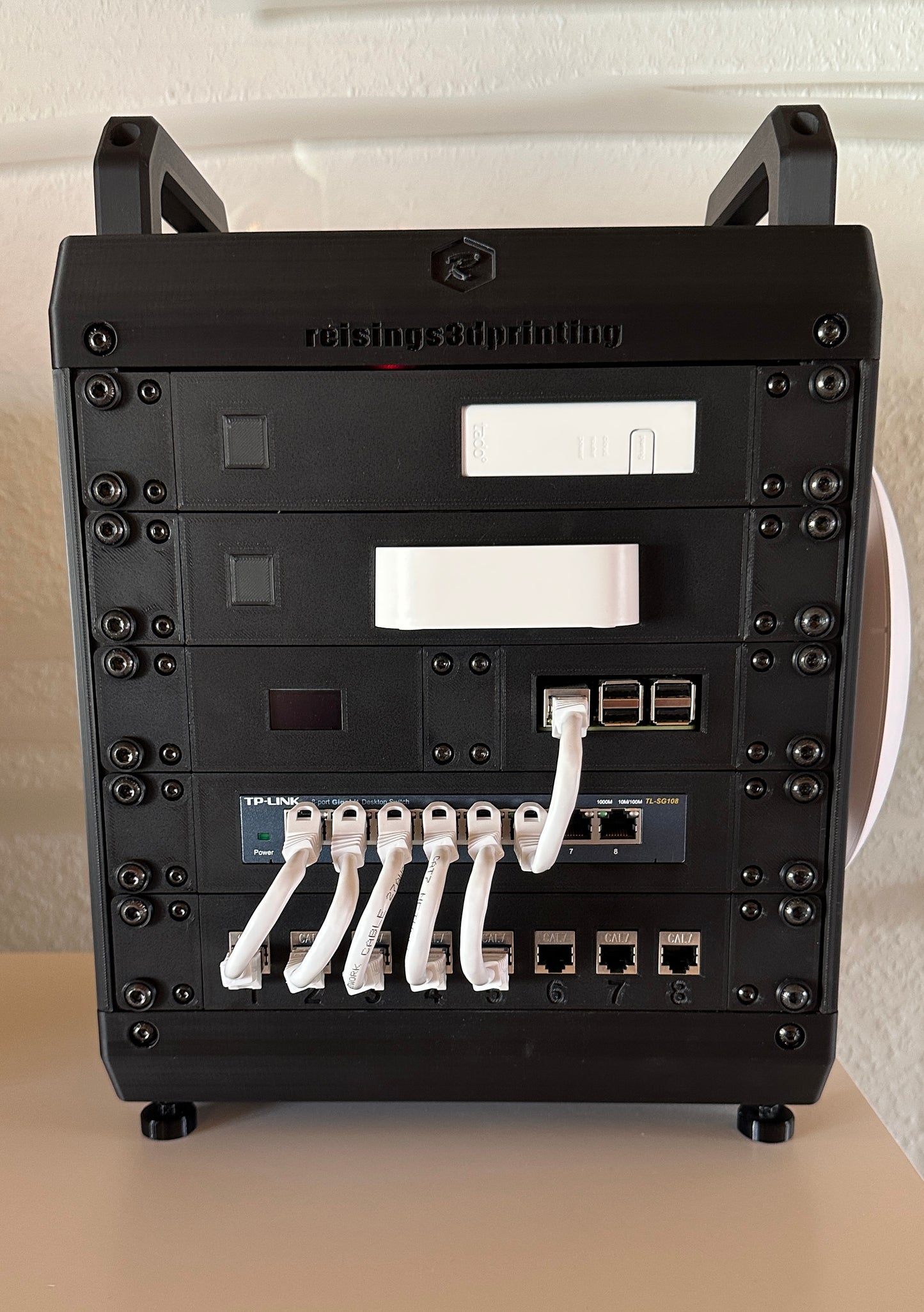 10 Zoll, 19 Zoll Rack 1 HE TP-LINK 8-port Gigabit Switch TL-SG108
