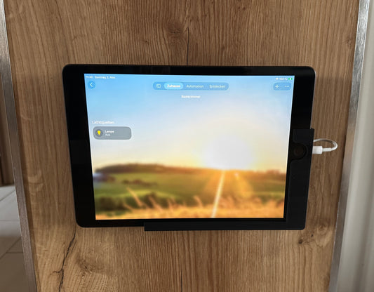 Apple iPad 2020 2021 8. 9. Gen 10,2 Zoll Wandhalterung mit Powerbank Fach