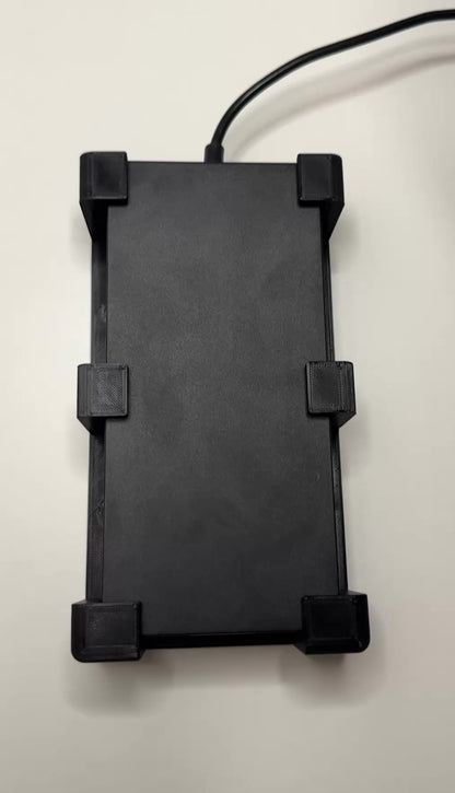 Netzteilhalterung – Wandhalterung und Unter-Tisch-Halter | Größen wählbar
